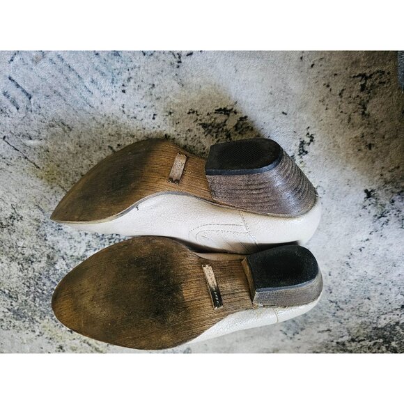 Very Volatile Womens Canton Western Ankle Boot bone Leather Size 7.5 - Picture 9 of 10